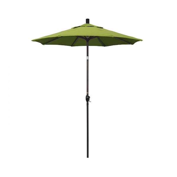 California Umbrella 6' Bronze Aluminum Market Patio Umbrella, Sunbrella Macaw 194061338124 - main